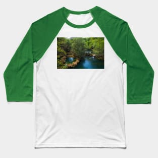 The Small Waterfalls at Martin Brod in Bosnia Baseball T-Shirt